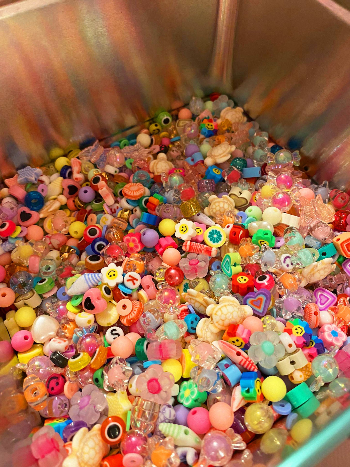 Bead confetti.